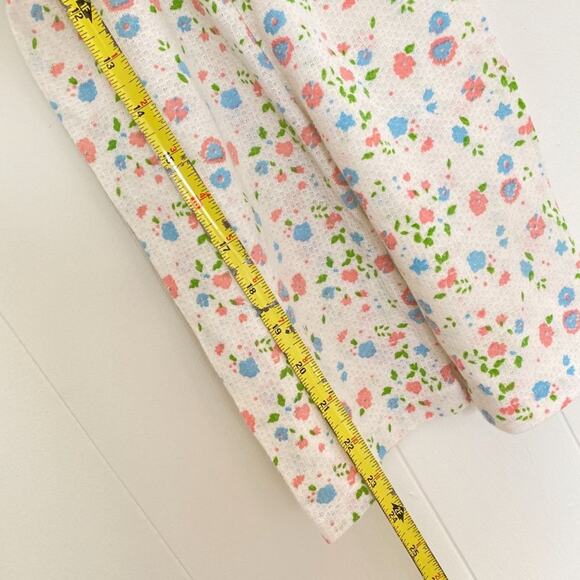 Vintage Carter's White Floral Pajama Set 1 Year - Picture 9 of 9